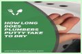 How long does it take for spot putty to dry?