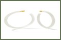 White Hoop Earrings a la Tracee Ellis Ross’ Alison Lou Pair